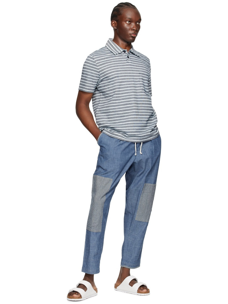 Universal Works Blue Newlyn Polo outlook