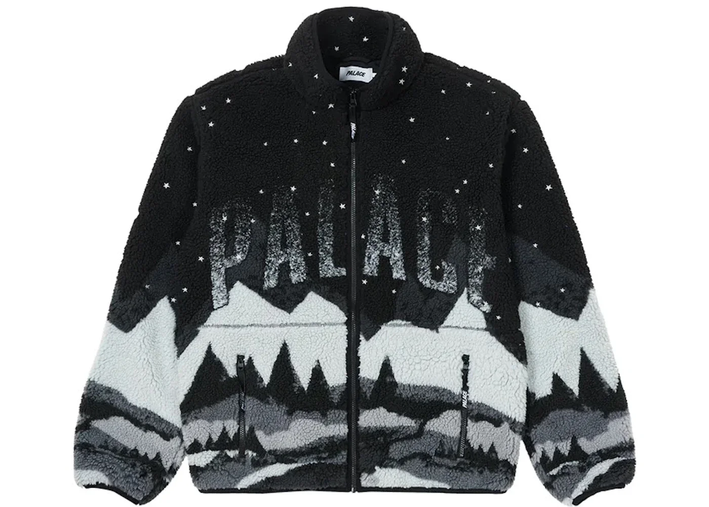 Palace Peak Funnel Fleece Black - 1