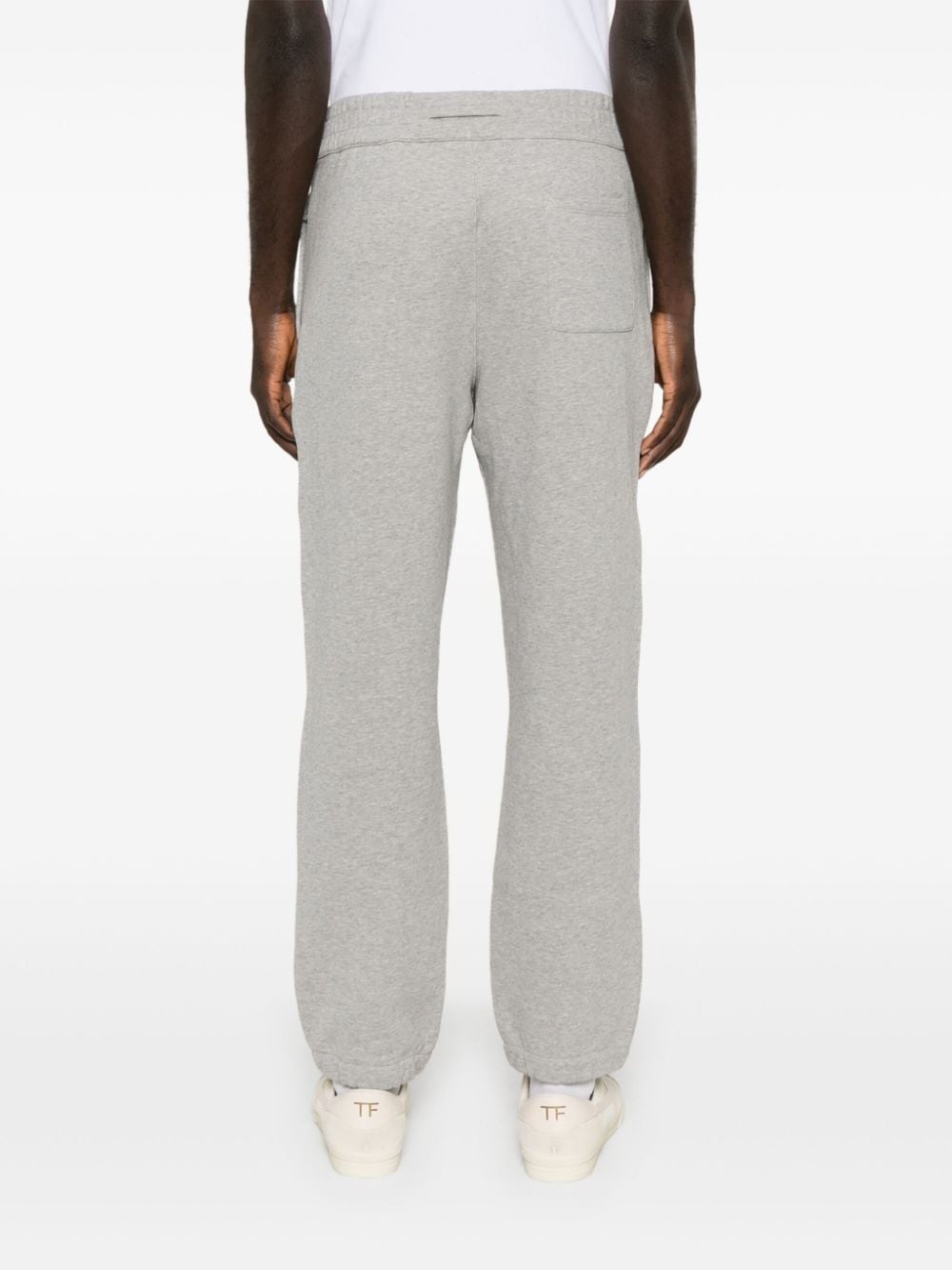 rubberised-logo track pants - 4