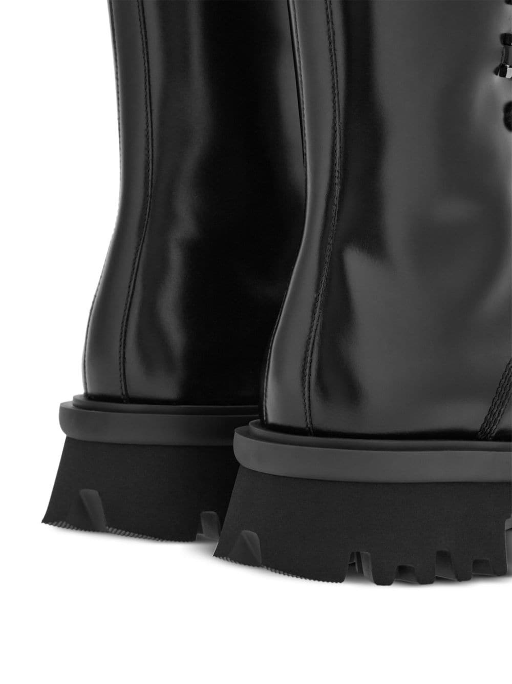 chunky-sole combat boots - 3
