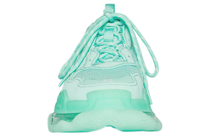 (WMNS) Balenciaga Triple S Sneaker 'Clear Sole - Mint' 544351W2GA14500 - 3