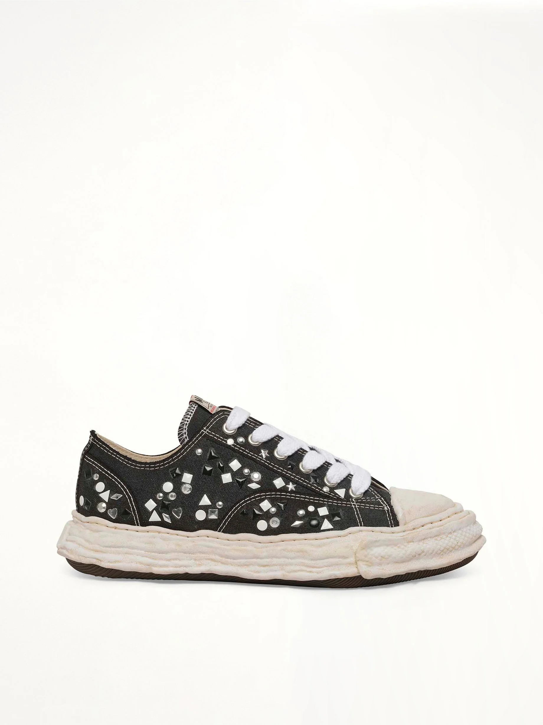 Peterson 23 OG Embelished Sneaker in Black - 1