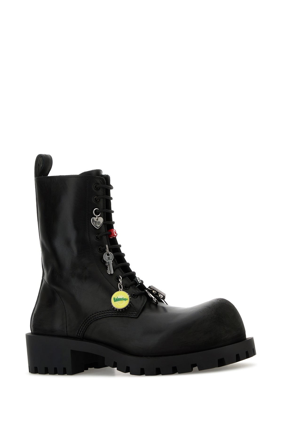 Black leather Hummer boots - 2