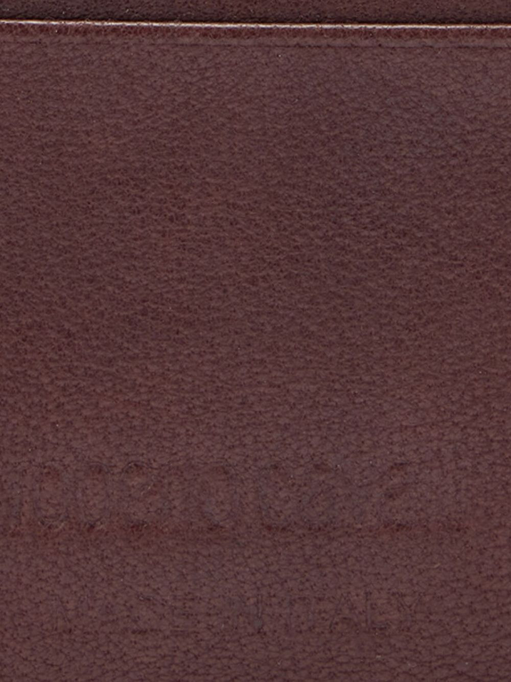 embossed leather cardholder - 5