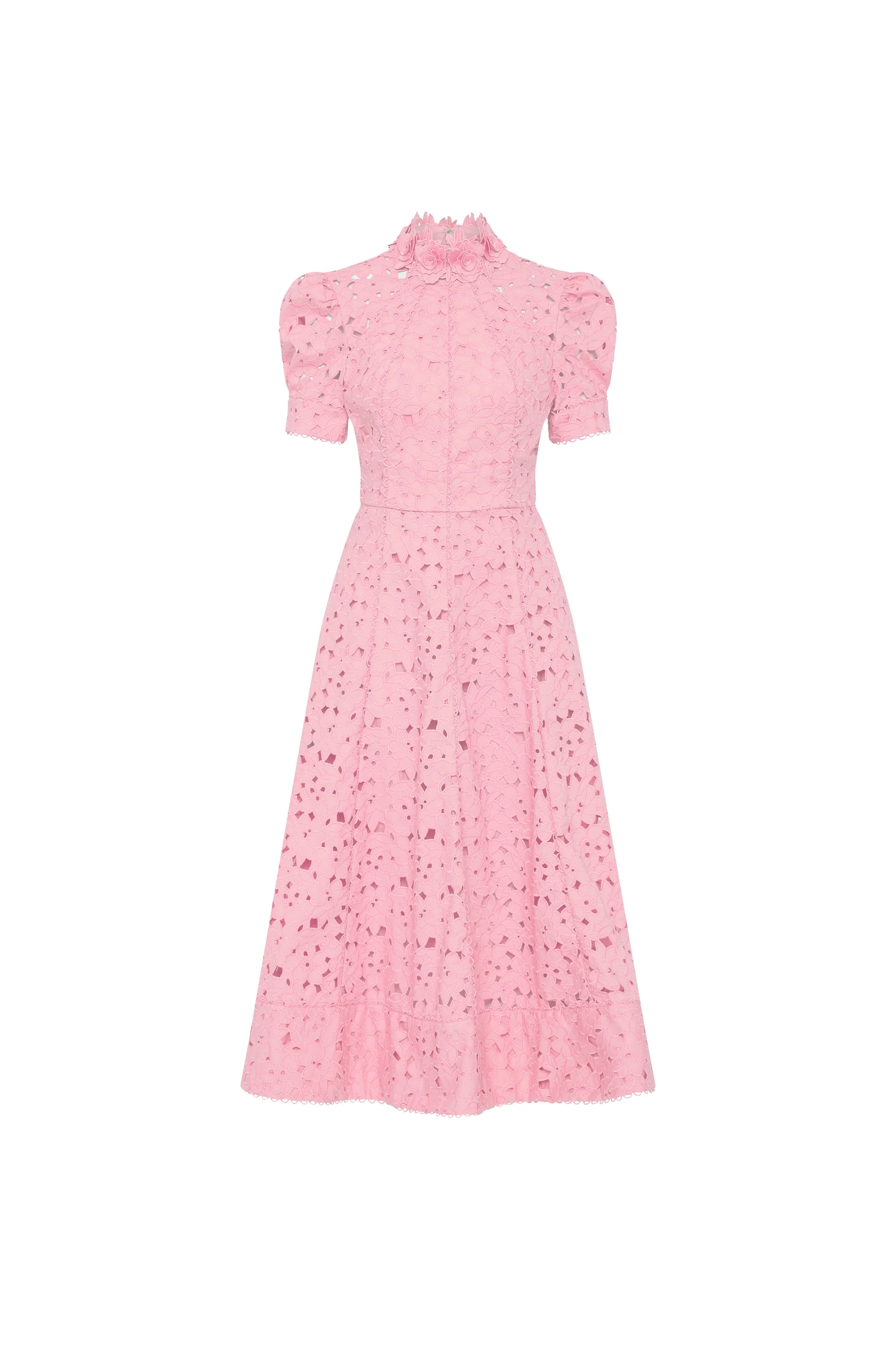 Kitsu Short Sleeve Midi Dress - 1