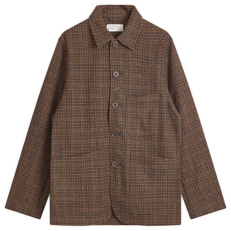 Universal Works Alburquerque Check Bakers Jacket 1