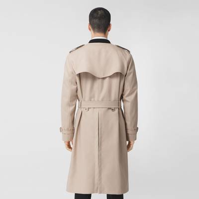 Burberry Cotton Gabardine V-neck Trench Coat outlook