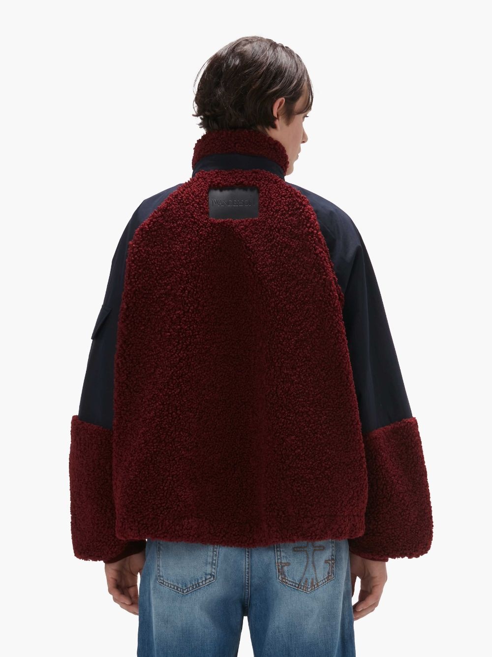JW Anderson COLOUR BLOCK FLEECE TRACK TOP | jwanderson