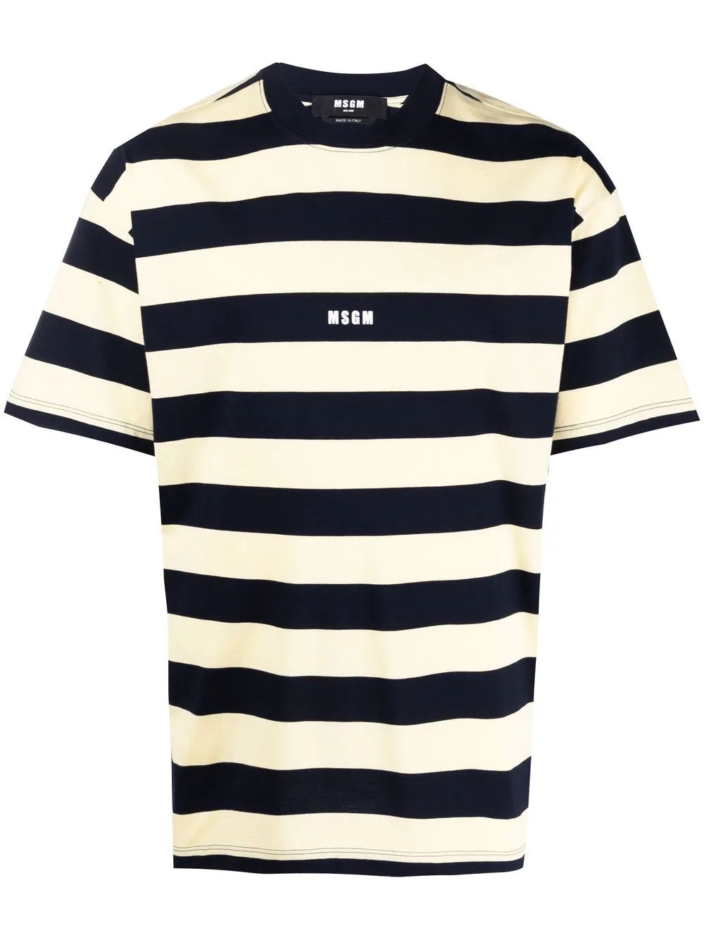 striped short-sleeve T-shirt - 1