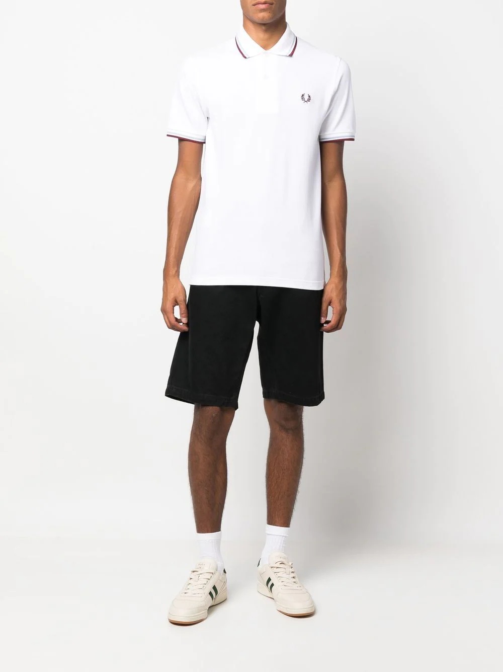 embroidered-logo polo shirt - 2