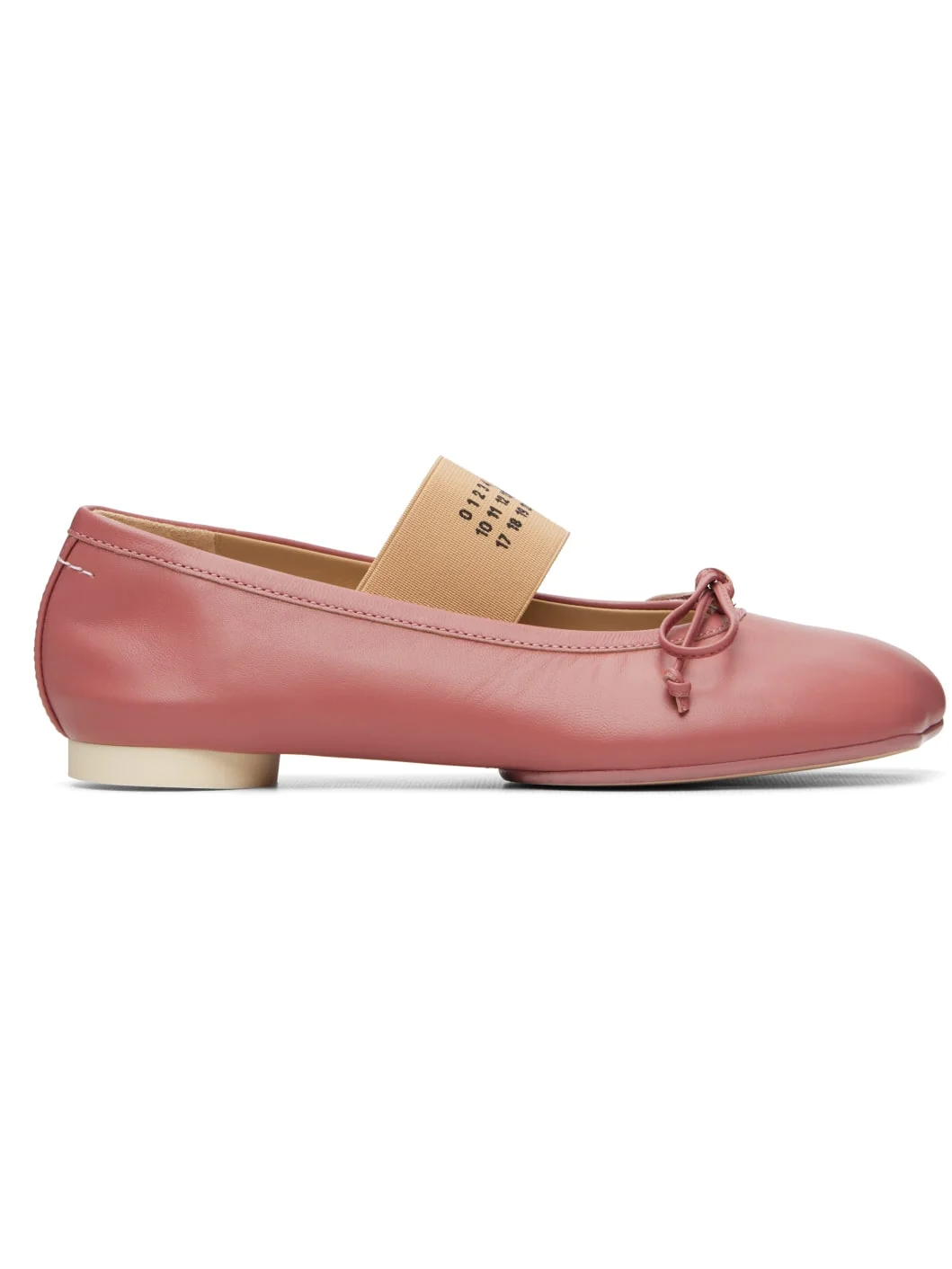 Pink Anatomic Numeric Ballerina Flats - 1