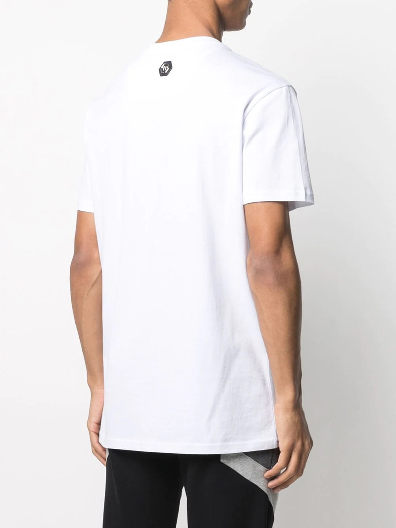 graphic skull crew neck T-shirt 4