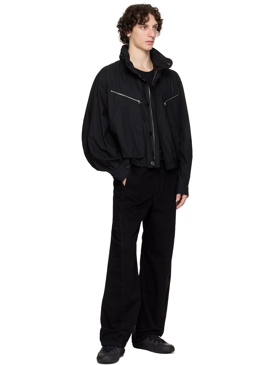 Black Parachute Jacket - 5