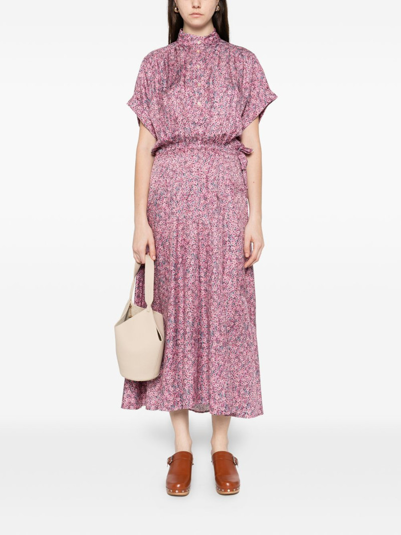 Isabel Marant floral midi shirt dress outlook