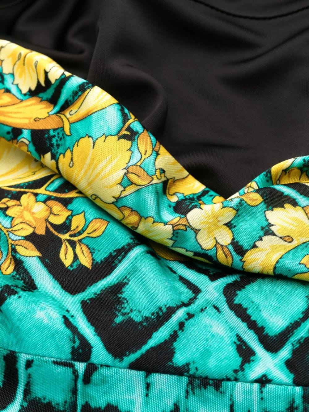 Barocco-print slip minidress - 6