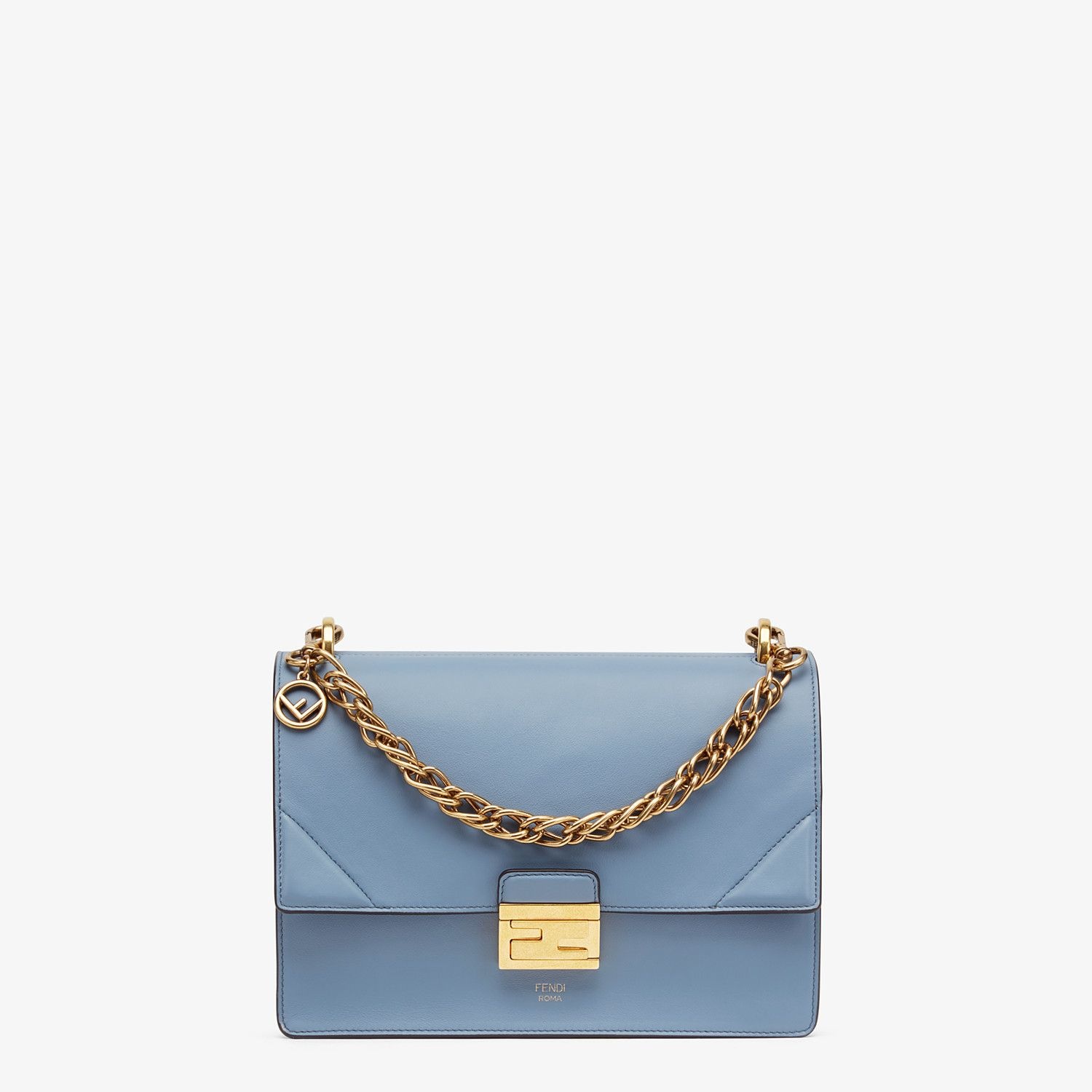 Light blue leather bag - 1