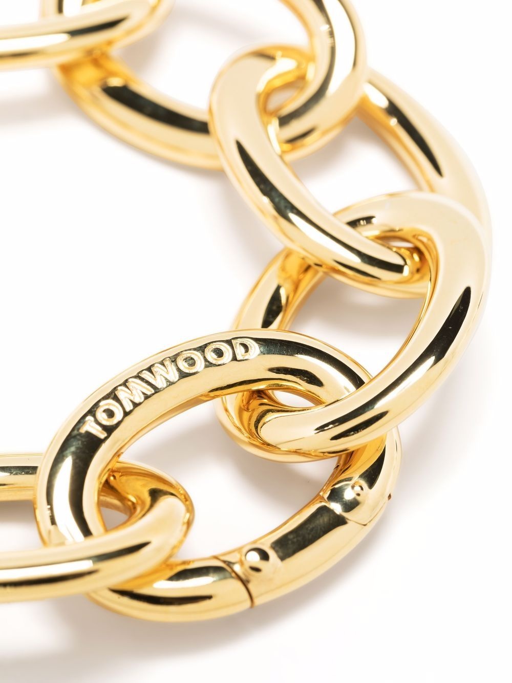 chunky-Link 9kt gold-plated sterling-silver bracelet - 3