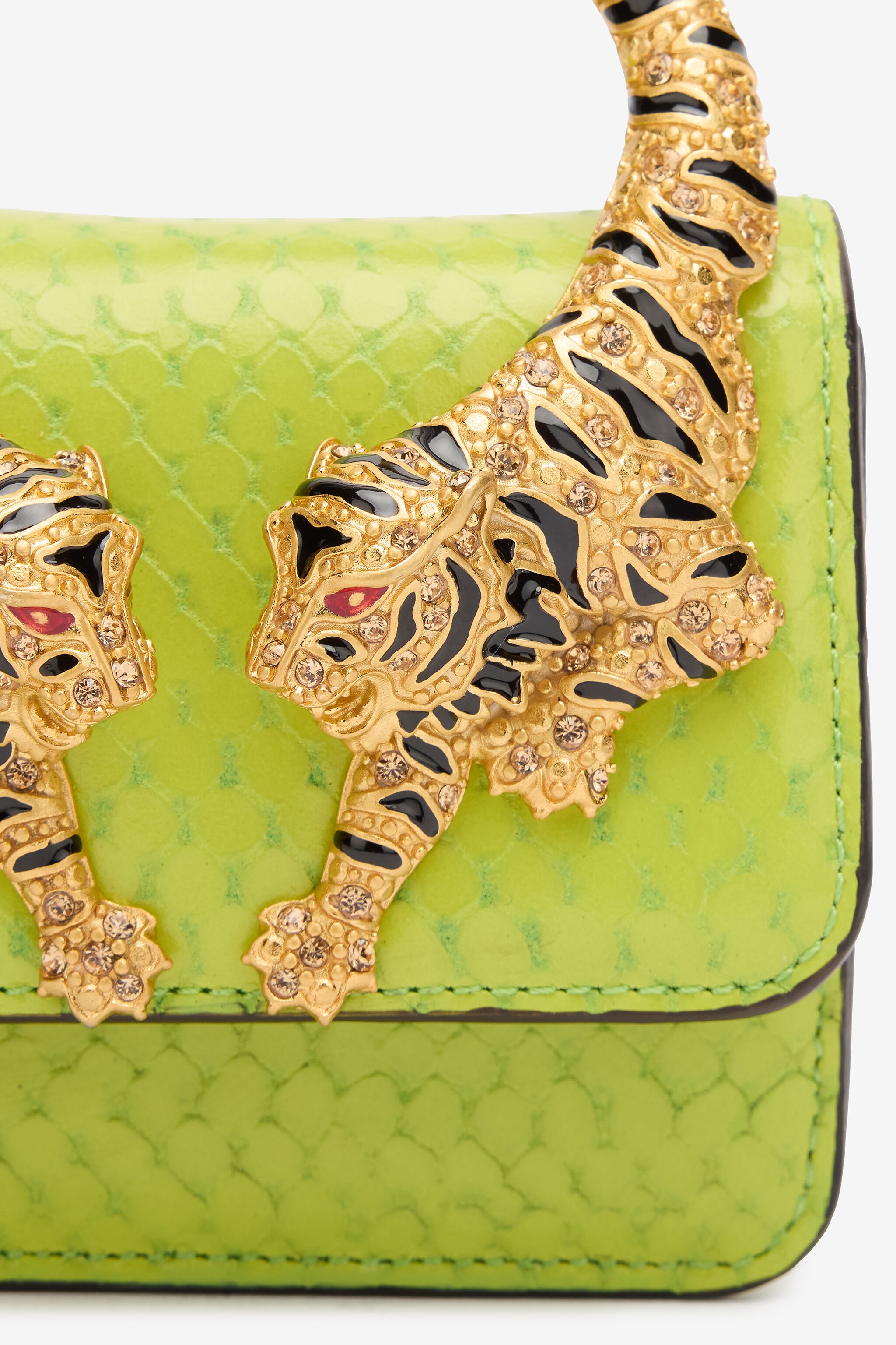 Roar Bag With Bejeweled Tigers - 4