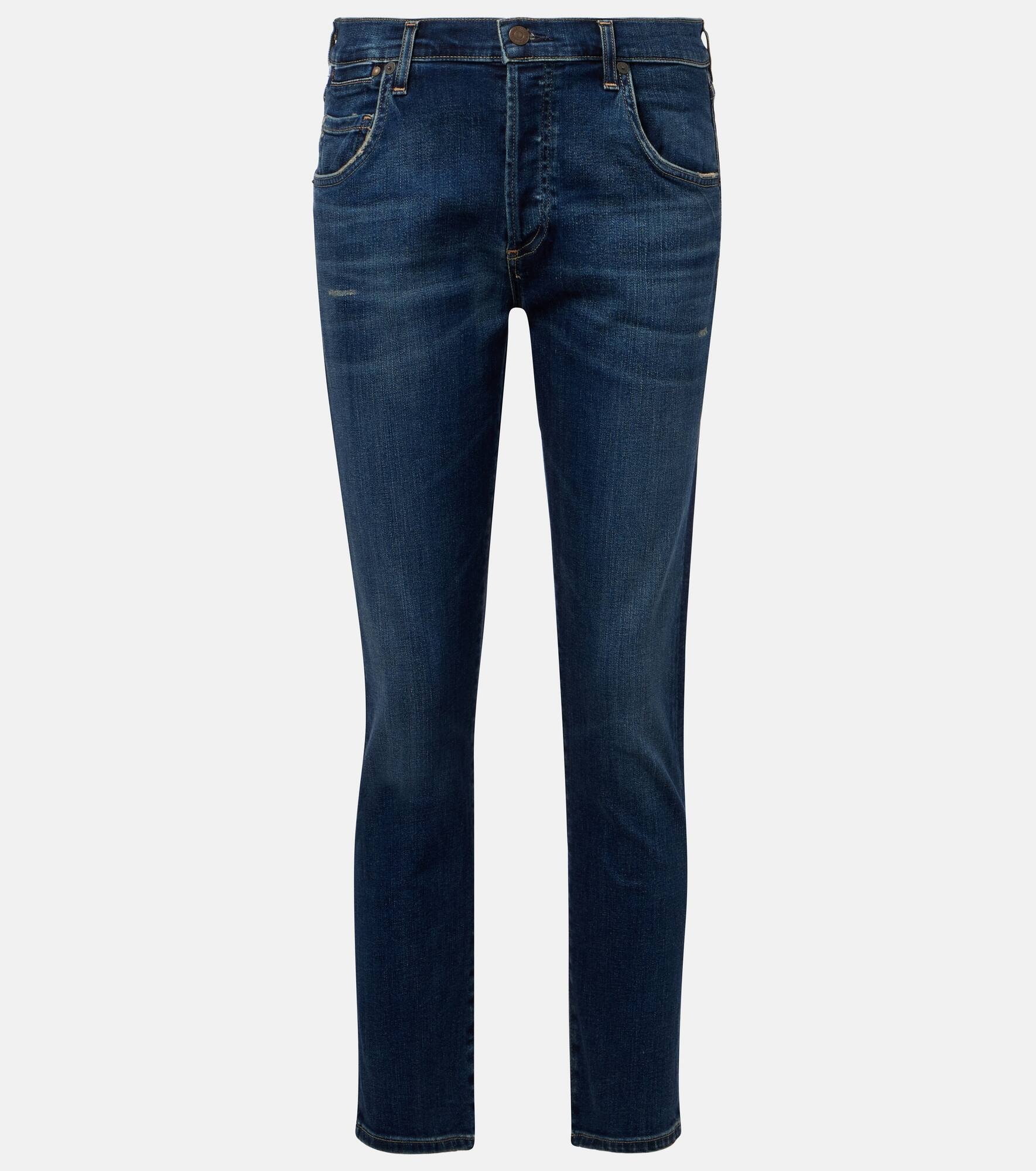 Emerson mid-rise slim jeans - 1