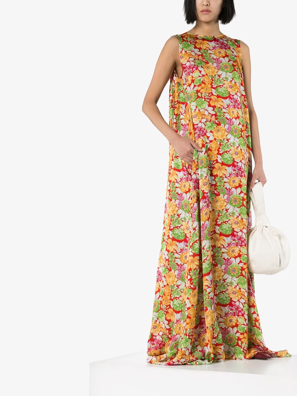 floral print maxi dress - 2