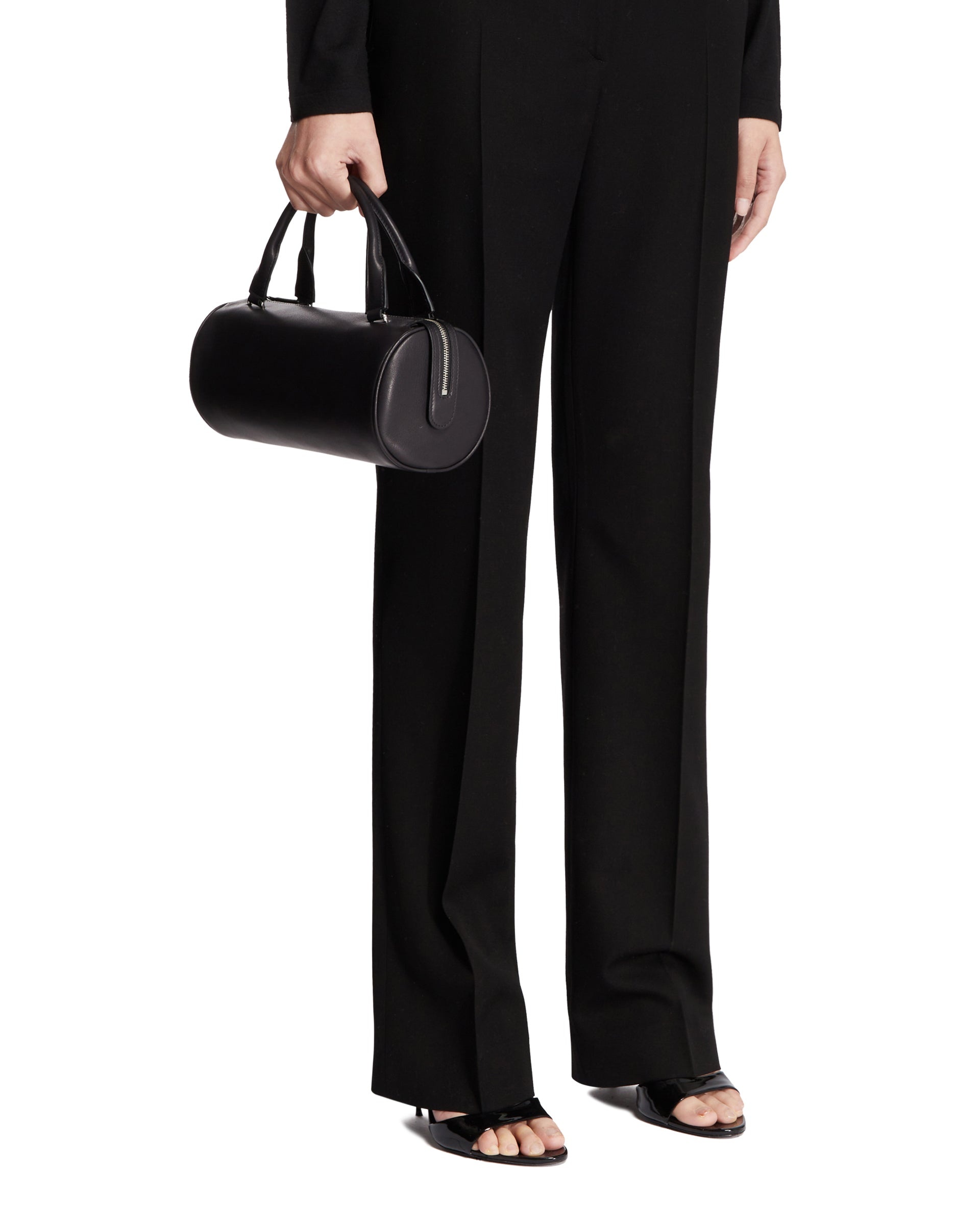 Black Edith Leather Bag - 4