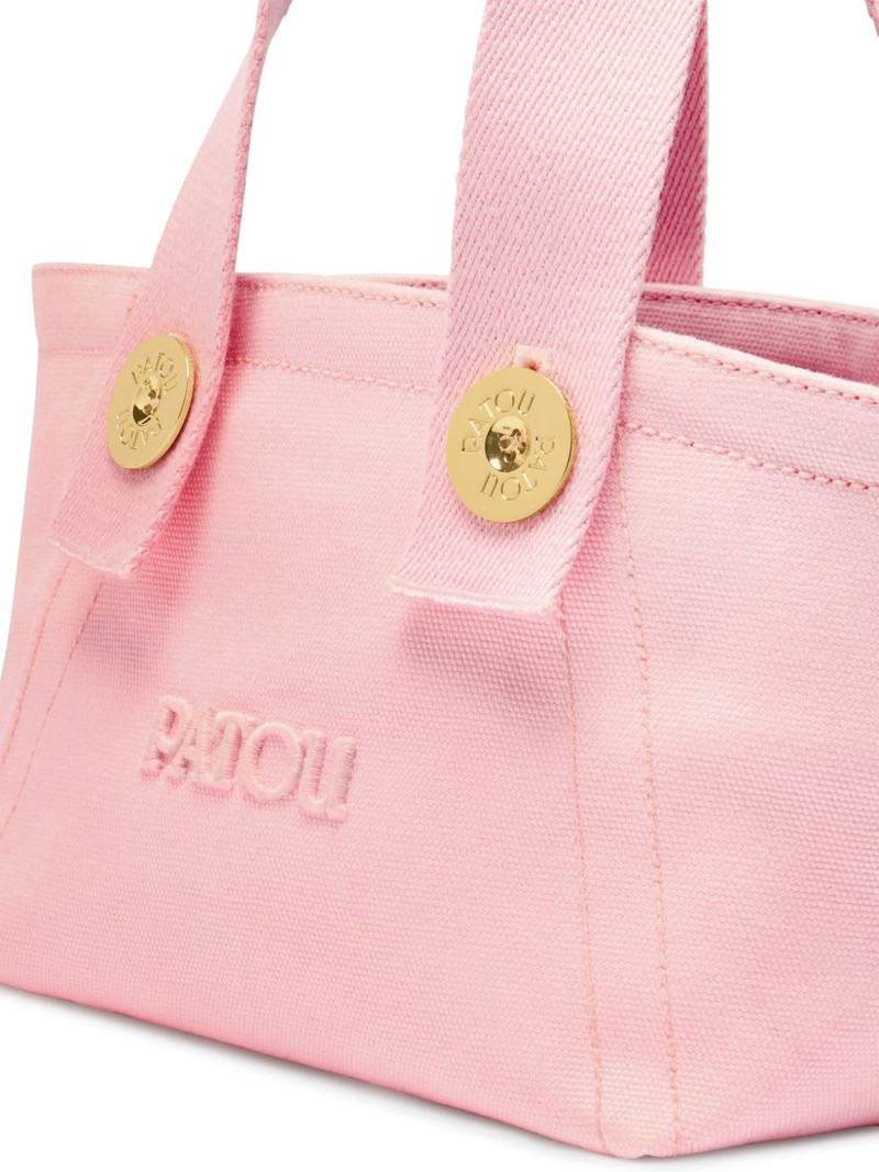 PATOU small logo-embroidered trapeze-design tote bag outlook