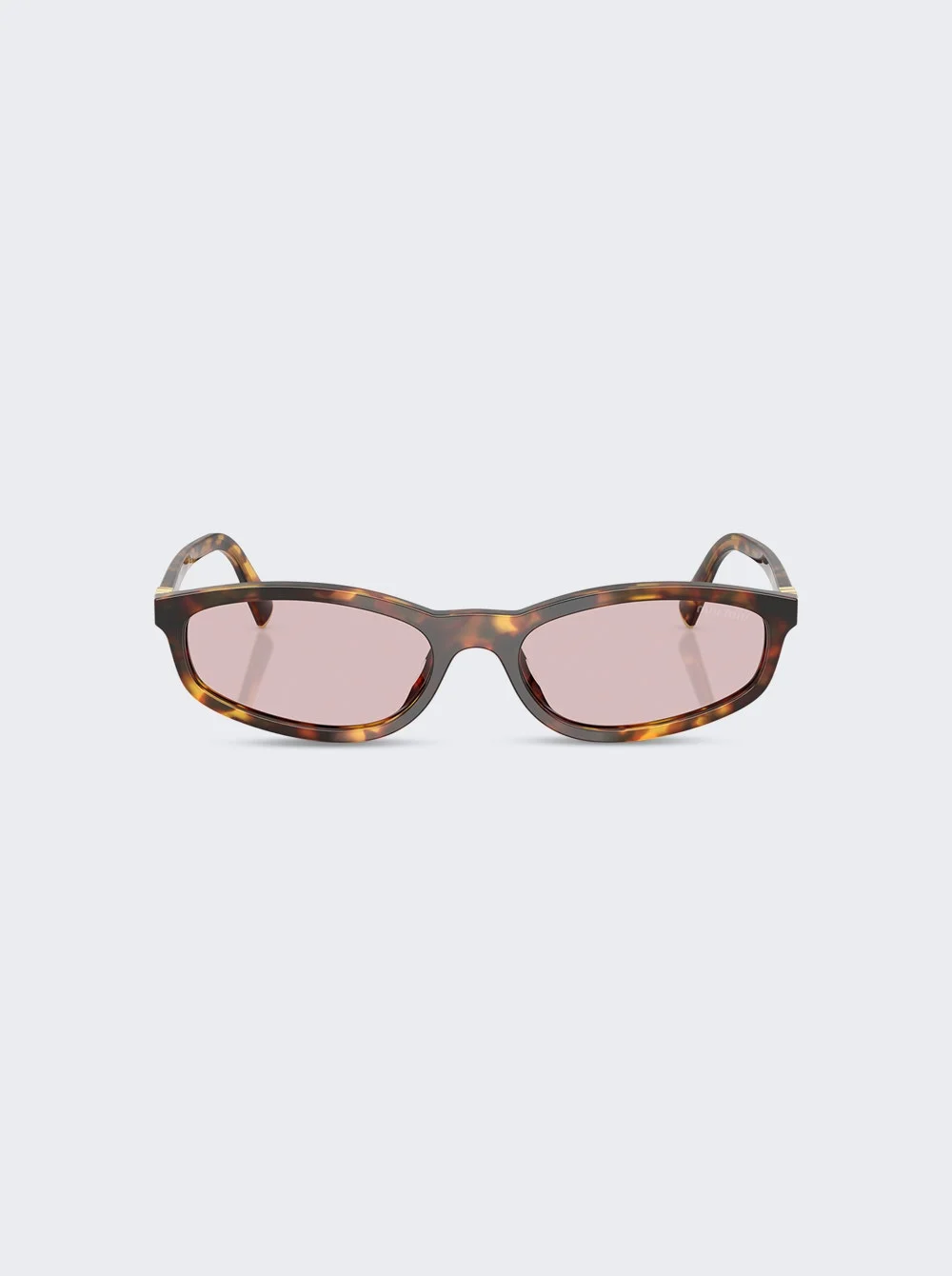 Miu Regard Sunglasses Honey Tortoiseshell And Pink - 1