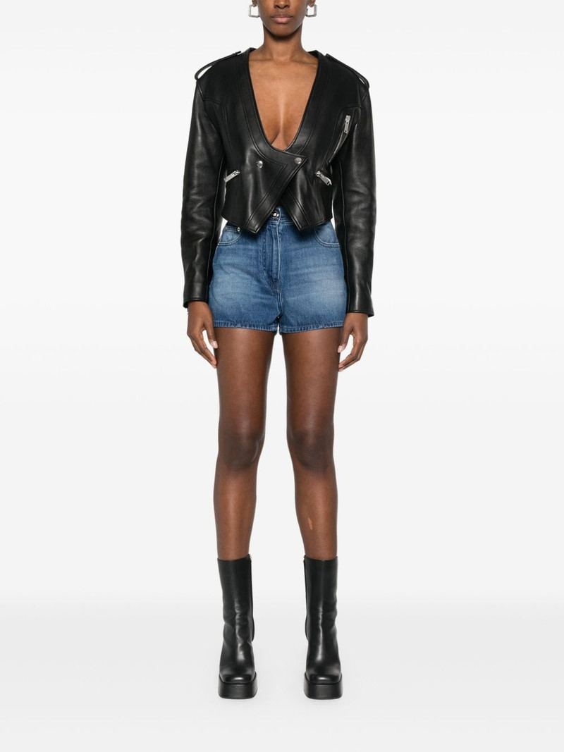 VERSACE denim shorts outlook