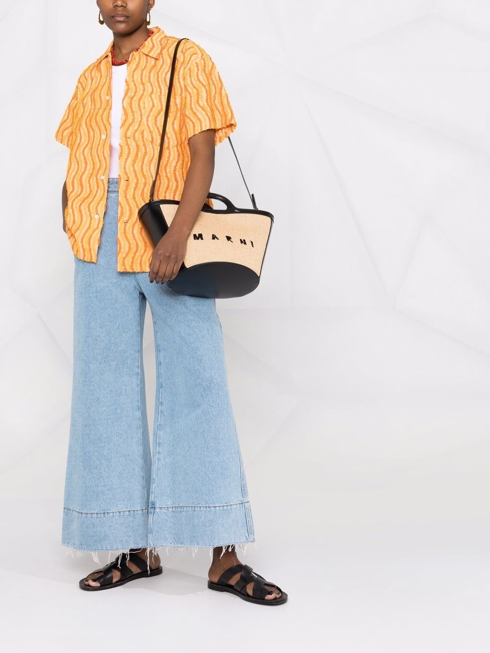 embroidered-logo tote bag - 2