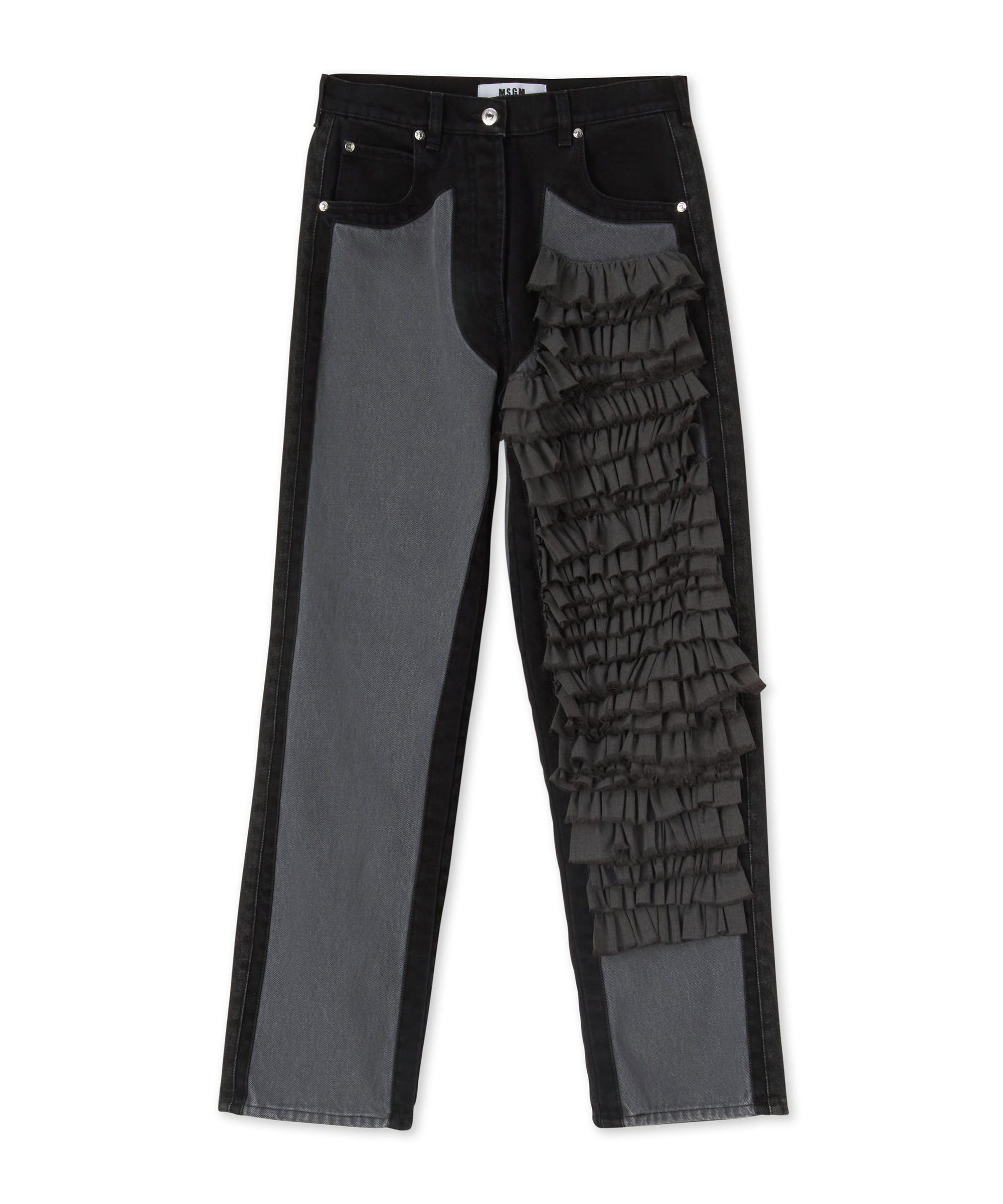 Jeans with "Black Denim with Stitches" workmanship - 1