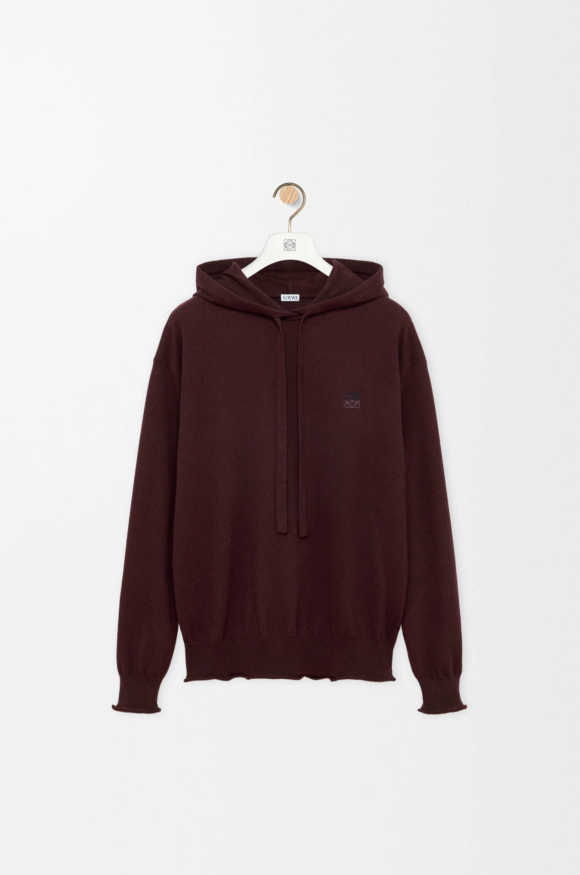Hoodie in cotton and cashmere - 1