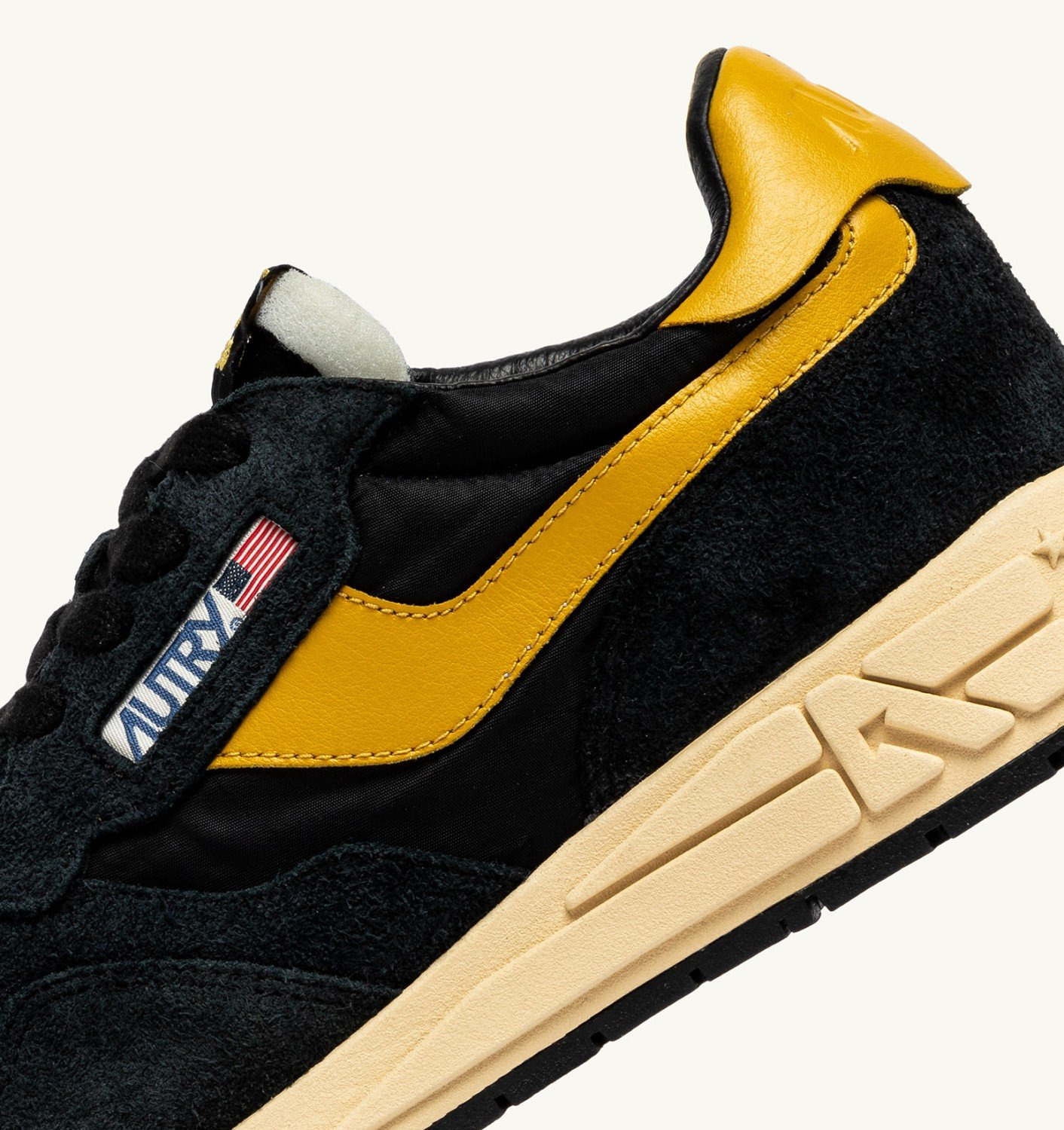 REELWIND LOW SNEAKERS IN NYLON SUEDE AND LEATHER COLOR YELLOW AND BLACK - 6