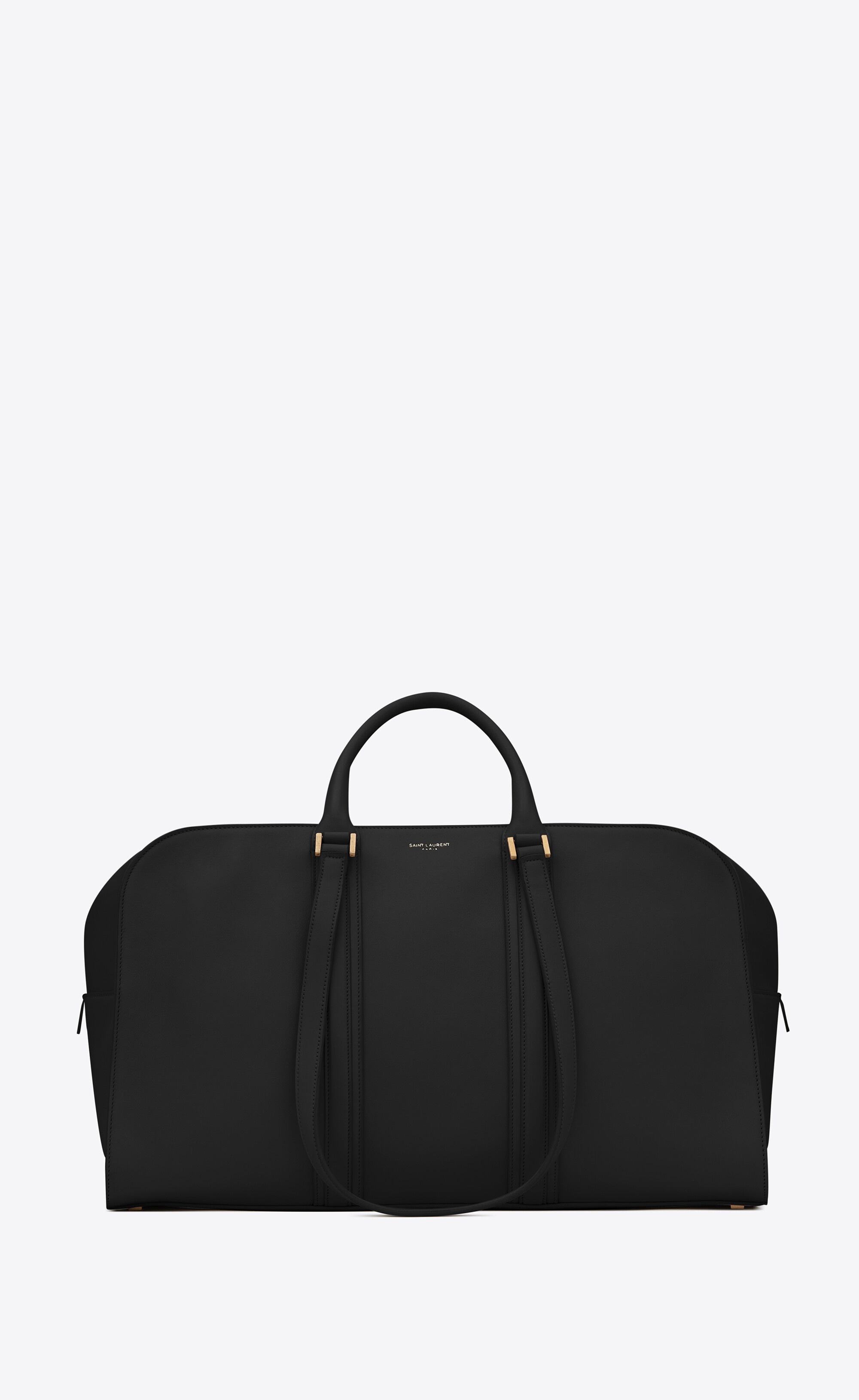 commuter duffle bag in smooth leather - 1