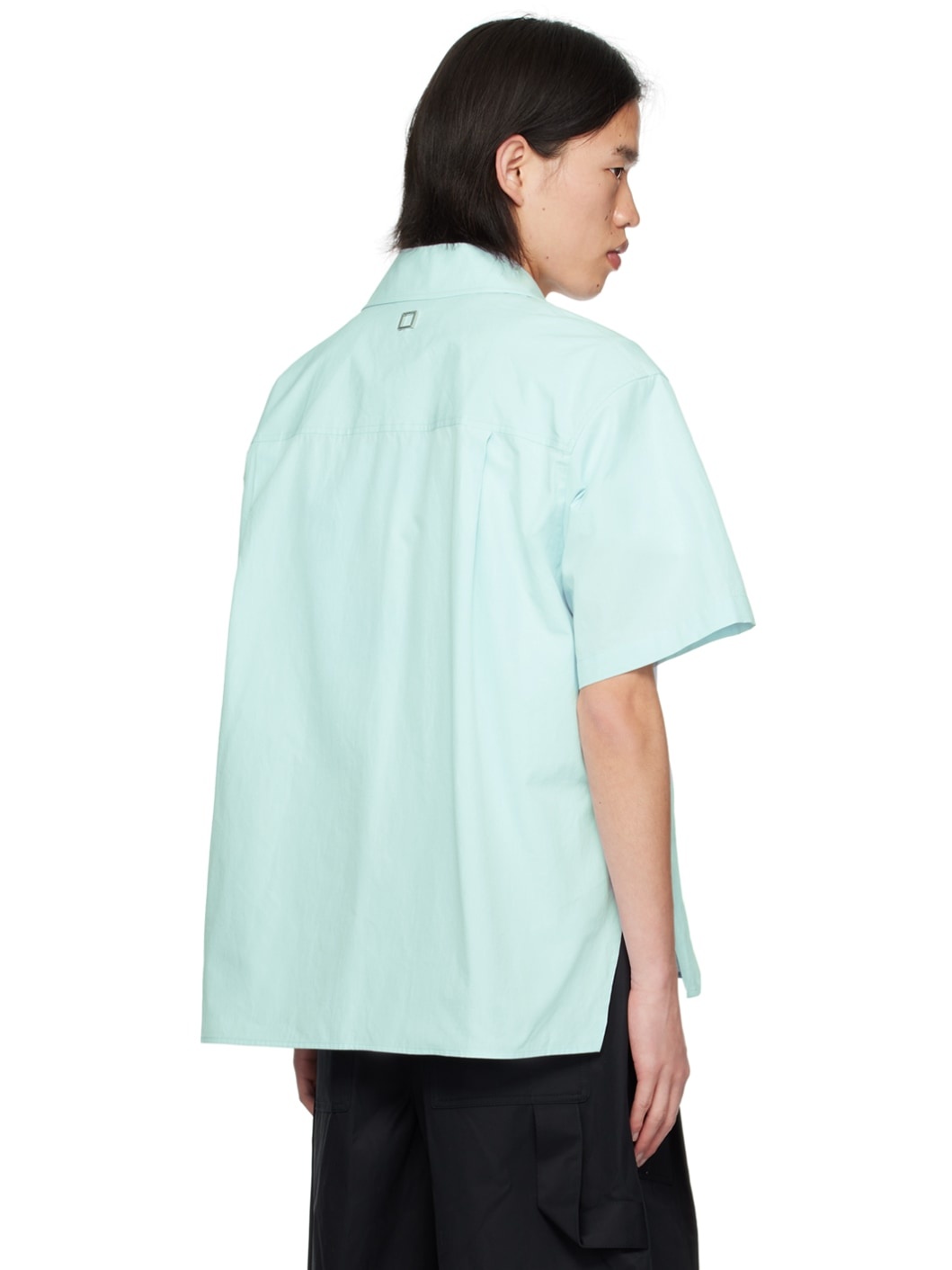 Blue Vented Shirt - 3
