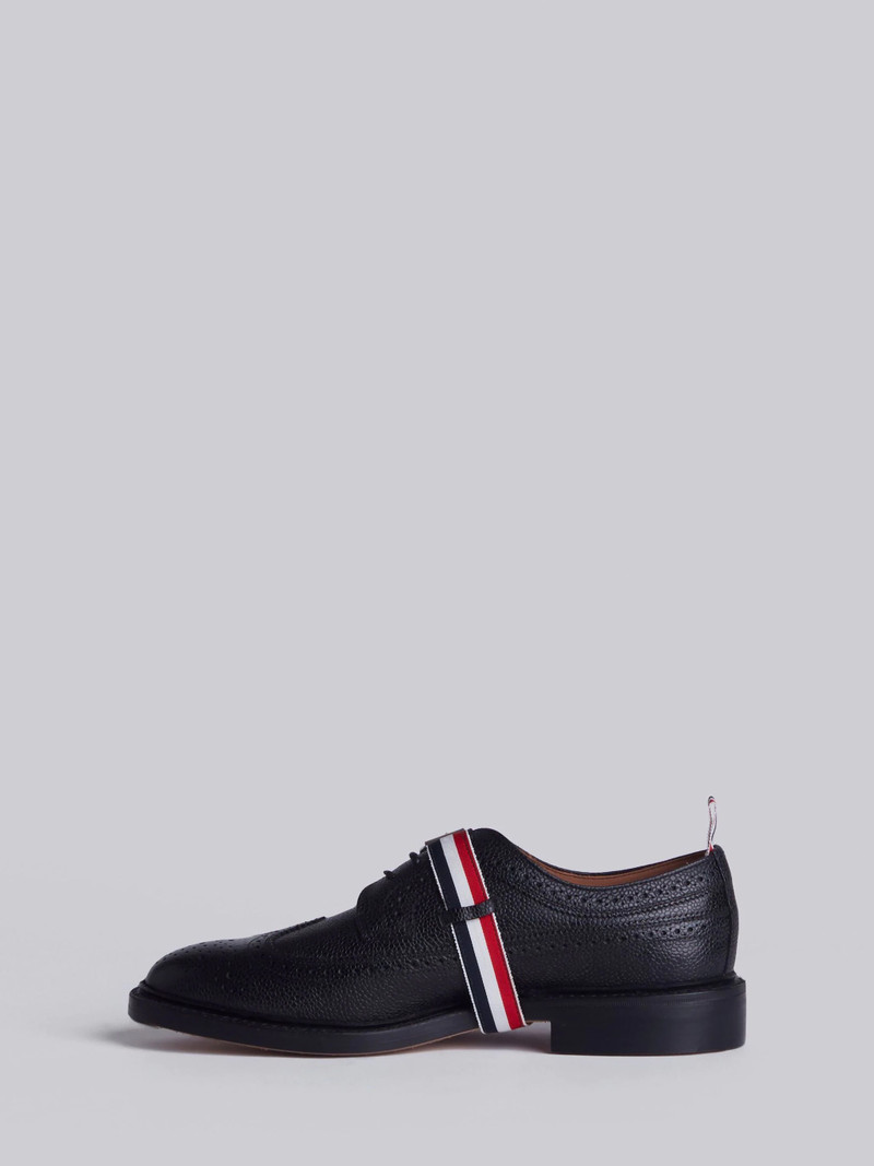 Classic Long Wingtip Brogue With Grosgrain Strap 3