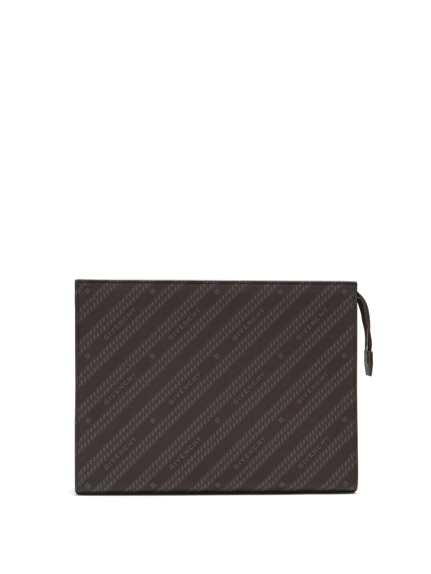 Logo-print canvas pouch - 1