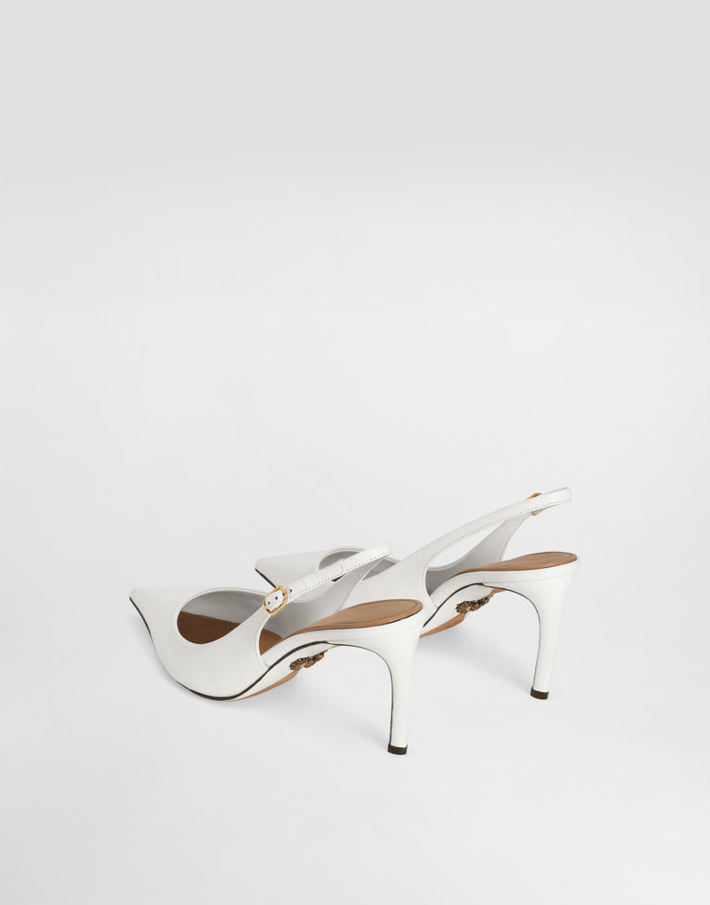 Dolce & Gabbana Polished goatskin slingbacks outlook
