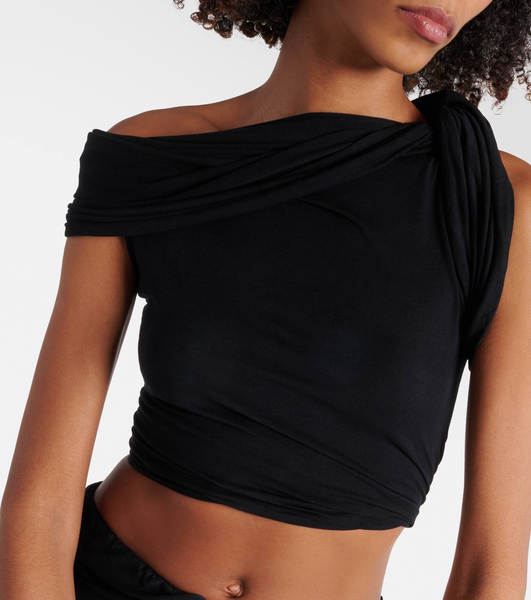 Sienna jersey crop top - 4
