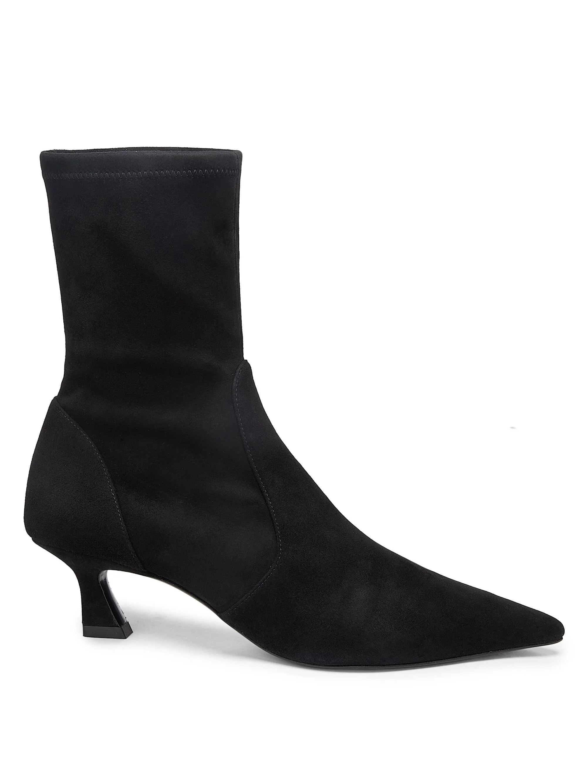 Women's Vinnie 50MM Suede Boots - Black - 1