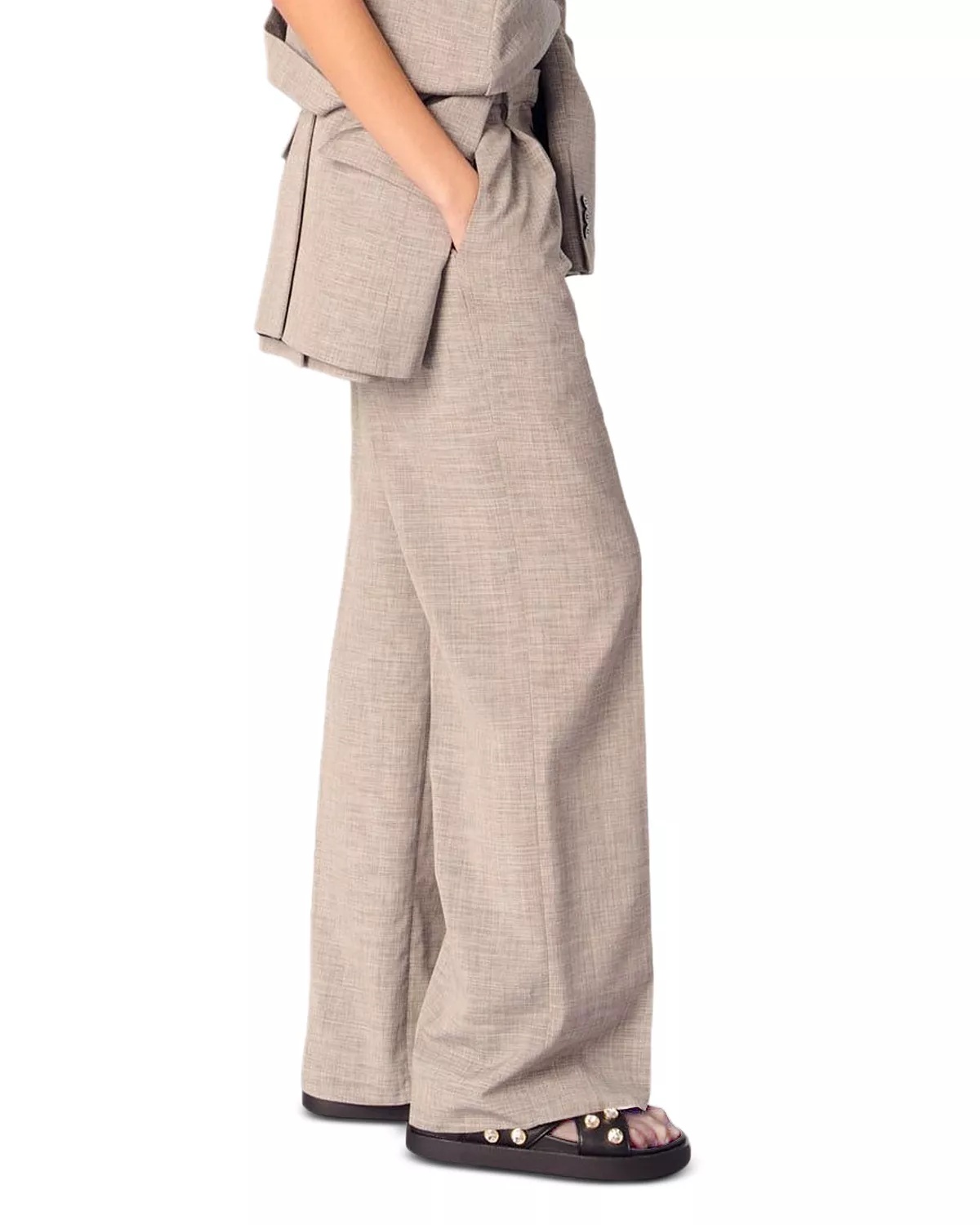 Straight Leg Suit Pants - 4