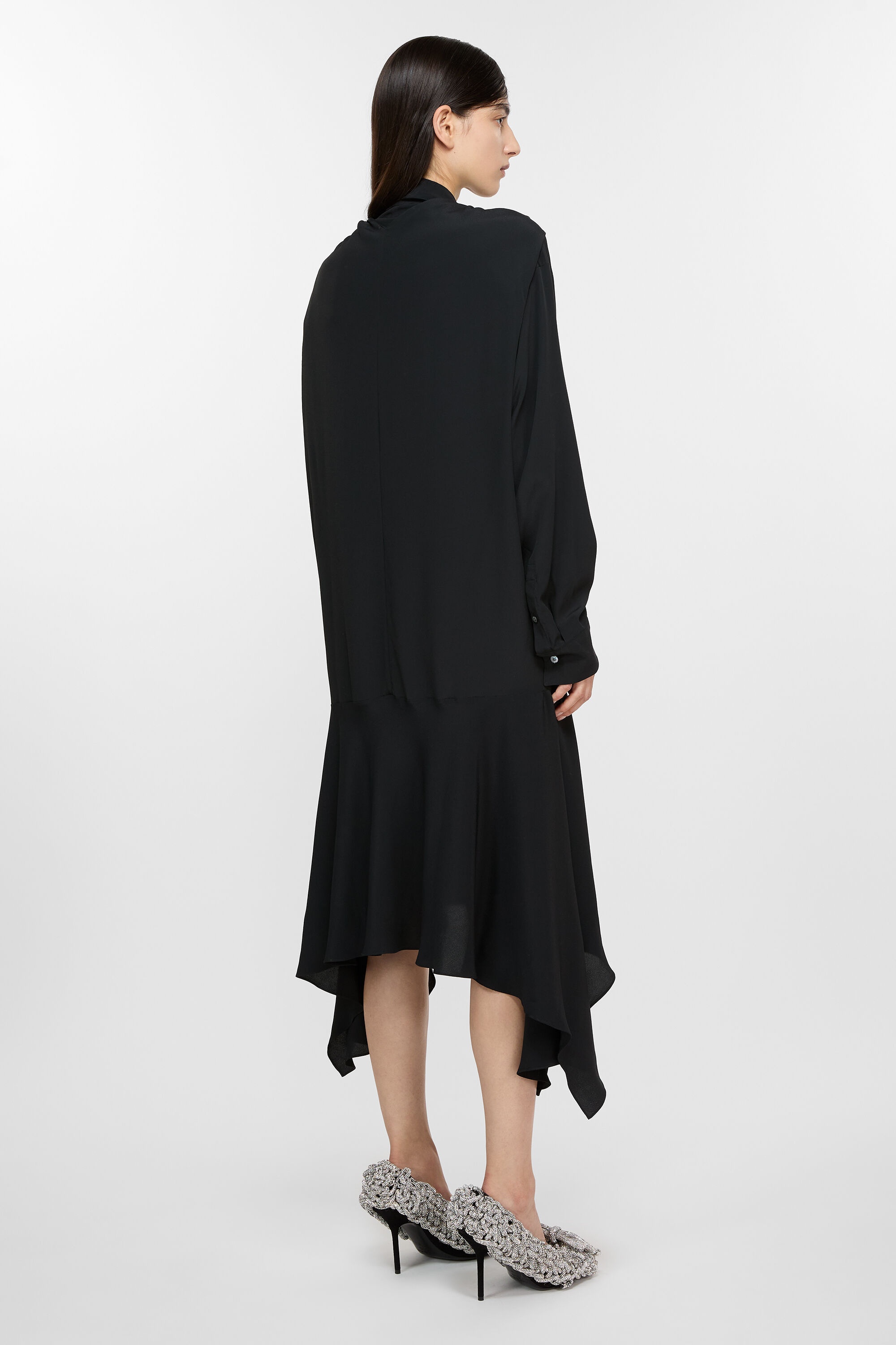 Layered dress - Black - 3