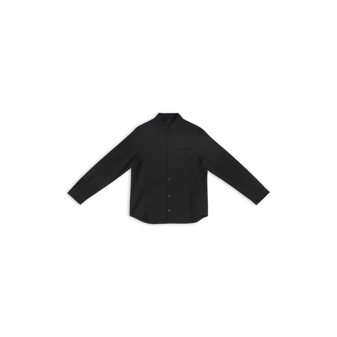 Men's Shirt Jacket in Black - 1