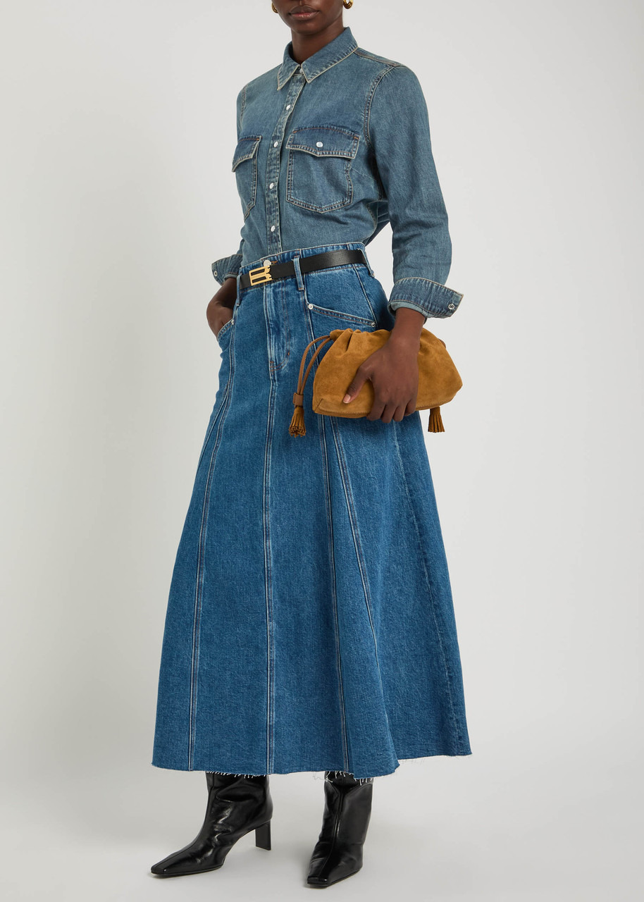 Veronica Beard Noah Denim Shirt - 4