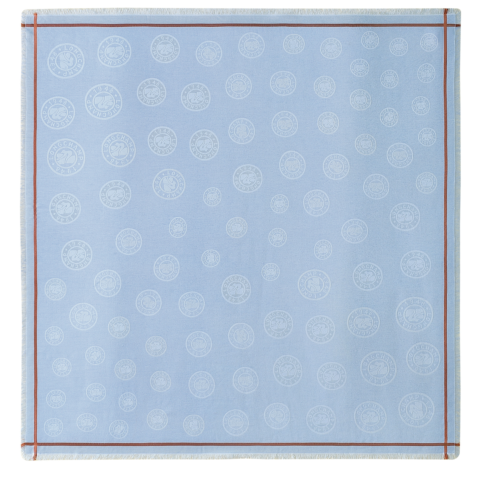 La Médaille Longchamp Shawl Sky Blue - OTHER - 1