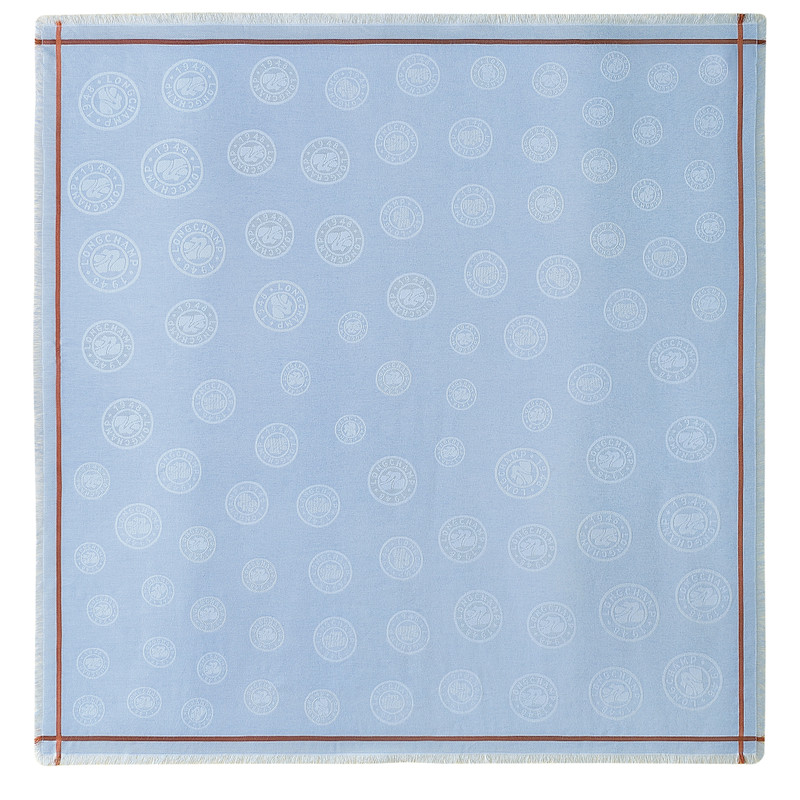 La Médaille Longchamp Shawl Sky Blue - OTHER 1