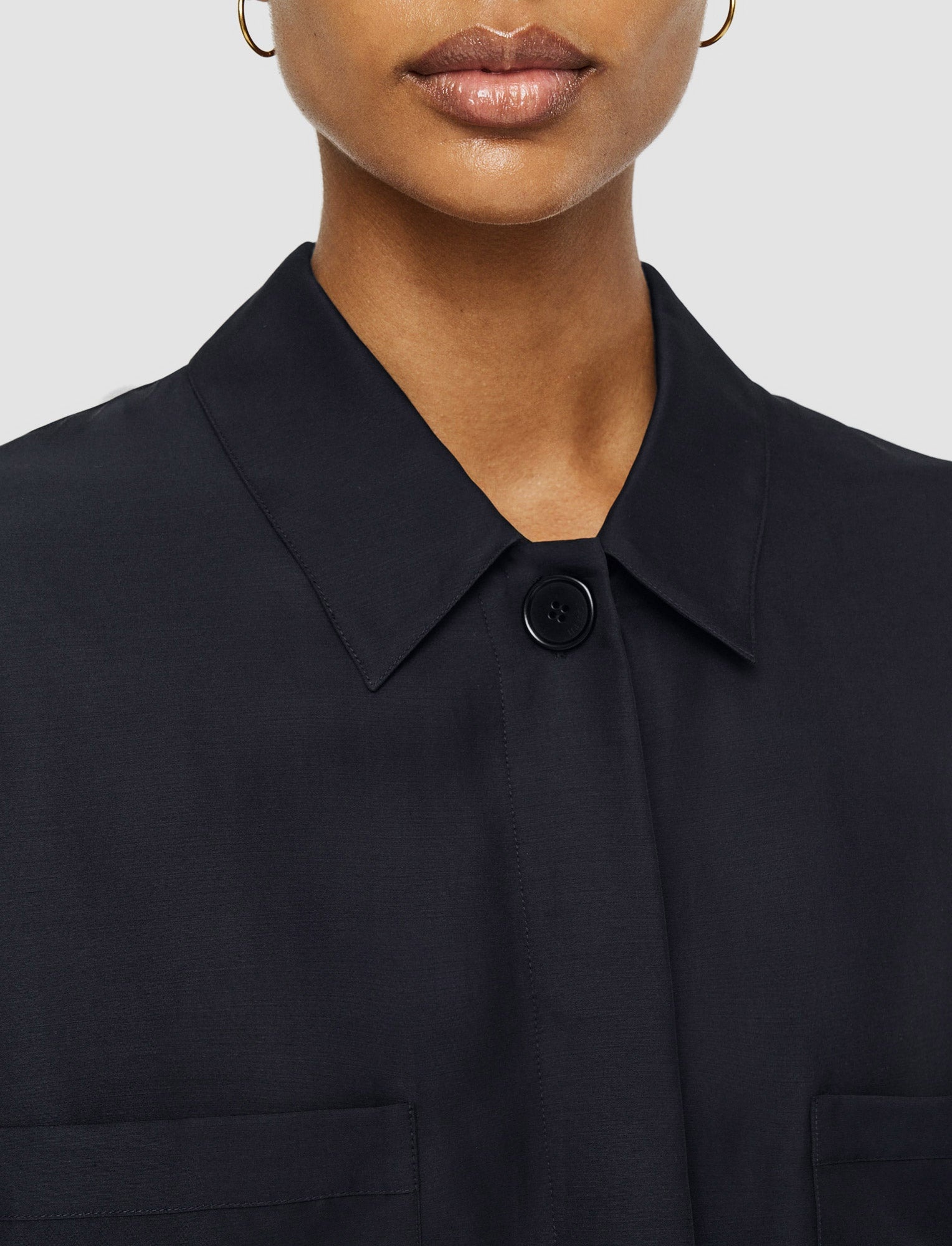 Soft Cotton Silk Satie Blouse - 5