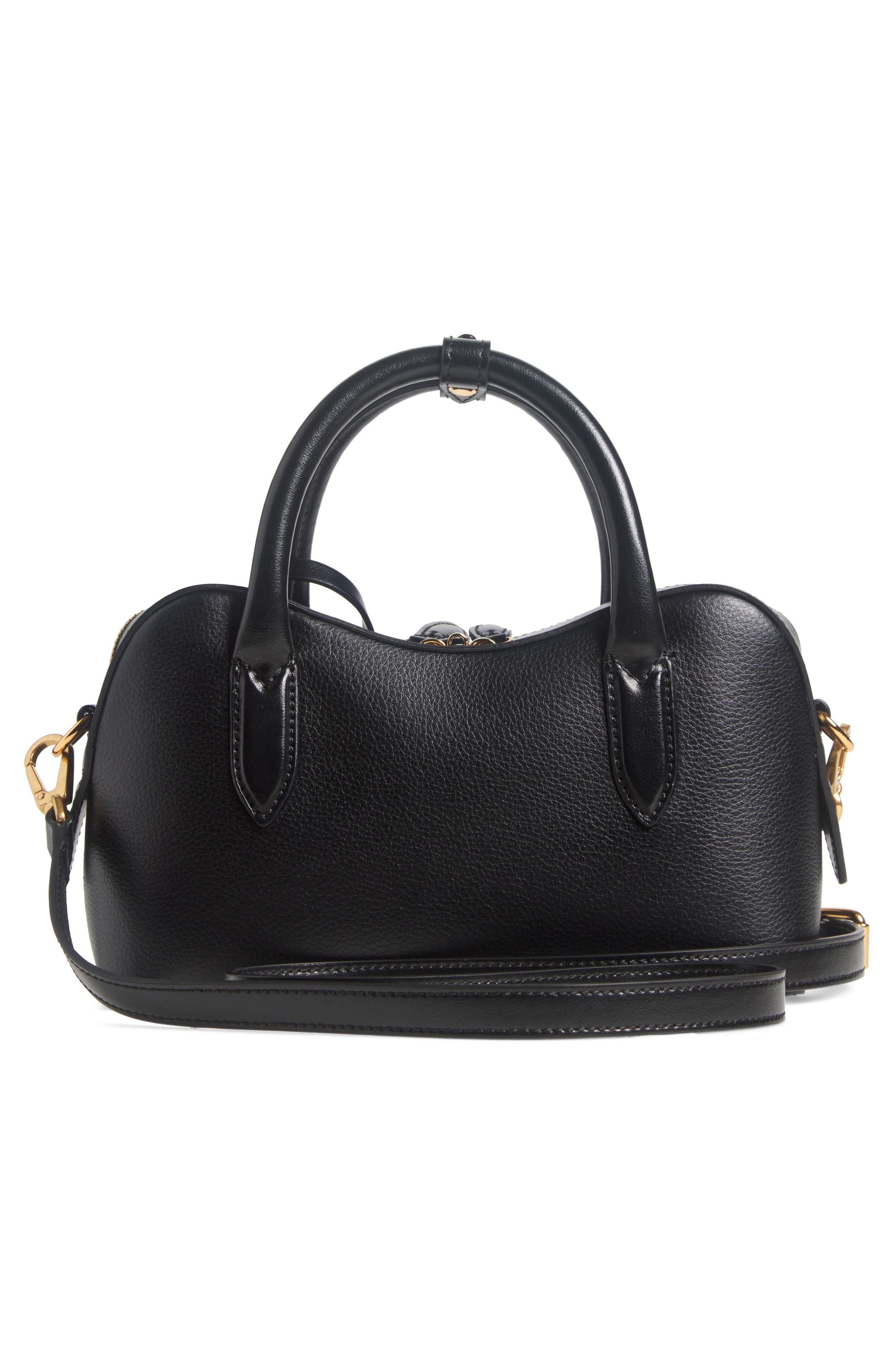 Stella McCartney Ryder Faux Leather Satchel in Black at Nordstrom - 4
