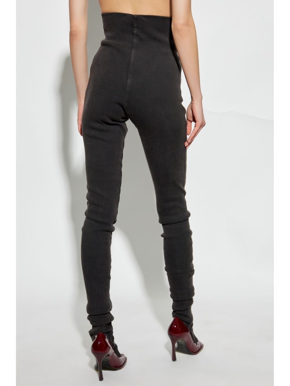 button-up skinny trousers - 4
