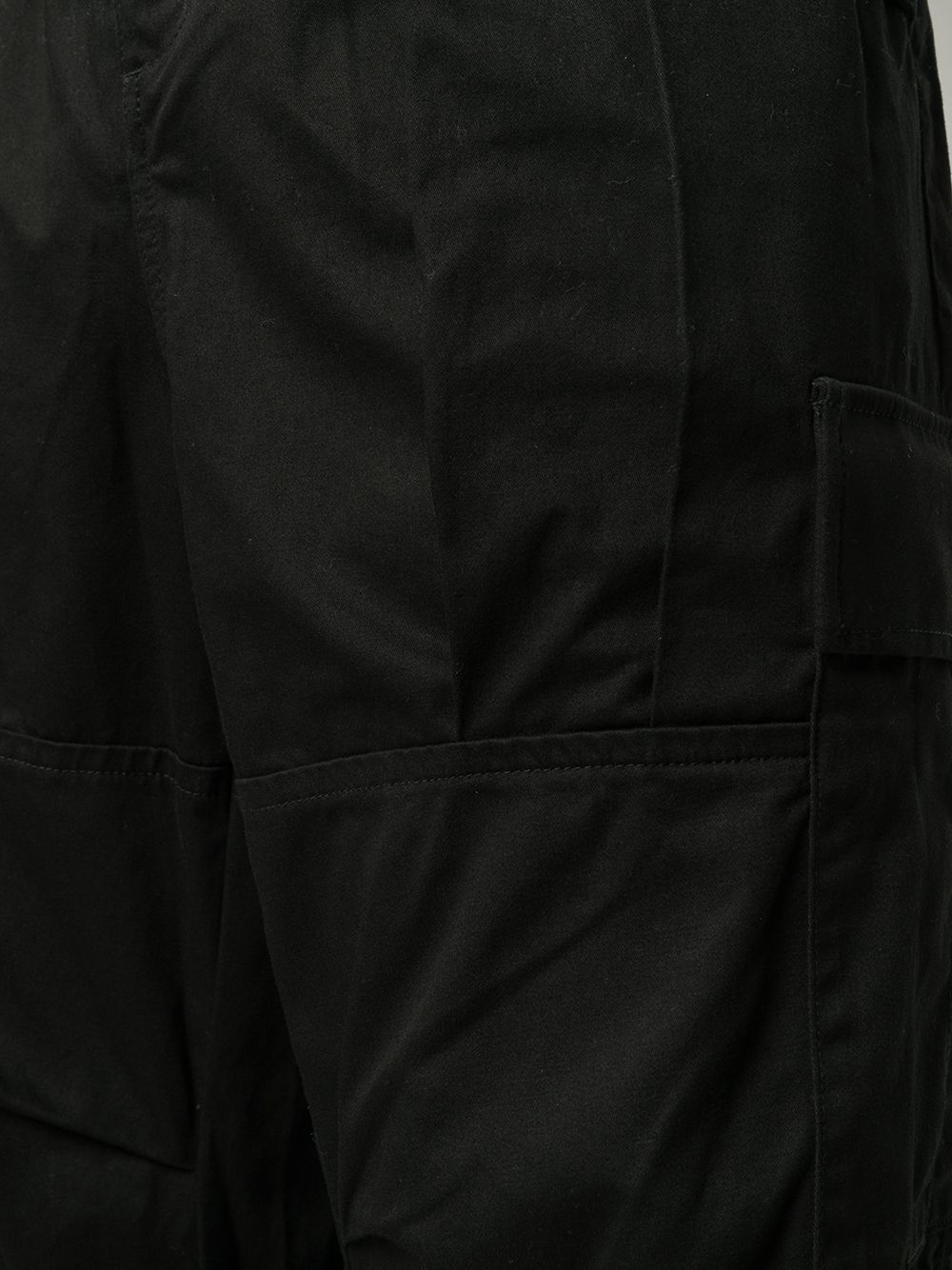 pleated cargo trousers - 5