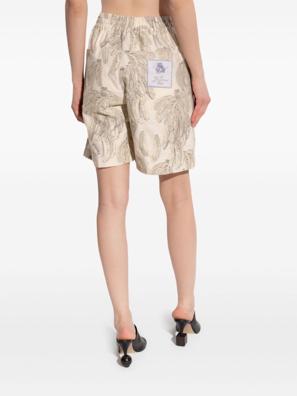 graphic-print shorts - 4